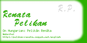 renata pelikan business card