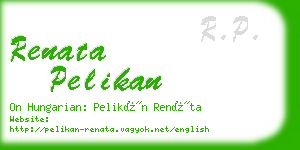 renata pelikan business card